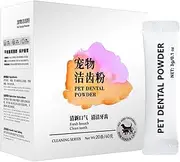 Cat Tooth Powder - 20 Bags Cleaning Powder - Bad Breath Remover, Gentle Pet Hygiene Products for Home Daily