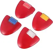COOPHYA 4pcs Heart Shape Tailor Chalk Ergonomic Sewing Tools for Marking Fabrics Non Staining Powder for Dressmaking Crafting and Embroidery White Red Blue Yellow