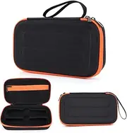 AZURAOKEY Wireless Microphone Case for JBL PartyBox Wireless Mic & Accessories, Handheld Dual Mic Travel Storage Bag - Black