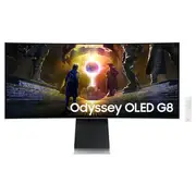 Samsung Odyssey G8 UWQHD 175Hz G-Sync OLED Curved 34in Monitor