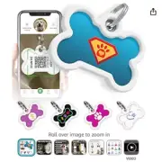 QR Code Dog Tag Silent ID Pet Personalized Name Plate w/ Online Profile SuperPaw