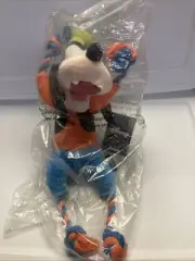 DISNEY Goofy Plush Squeaky Rope Toy For Pets. 20” Tall By Chewy.