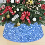 MODFUNS Christmas Tree Collar Light Blue Glitter Tree Collar 23.6 Inch Sequin...