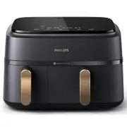 Philips 3000 Series Dual Basket Airfryer - Black
