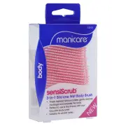Manicare SensiScrub 3-in-1 Silicone Wet Body Brush