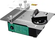 Mini Hobby Table Saw, Small Multifunctional Handmade Woodworking Table Bench Saws Polisher Drilling Machine Portable Cutting Saw 1.57 in Cutting Depth for Crafts Tabletop Wood Saws,Set 3