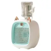 1200MAh Mini Air Conditioner Portable Desktop Fan Humidifier Purifier 39525