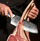 Cleaver Knife 67 Layers Damascus Steel G10 Handle Chef Nakiri Slicing Butcher XL