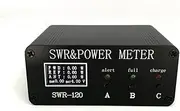 SWR-120 1.8MHz-50MHz 0.5W-120W Standing Wavemeter OLED Digital Display SWR HF Shortwaves Meters Power Watt Meter
