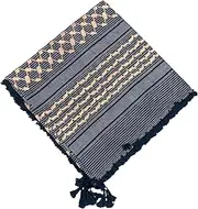 [RYEPOLNIX] Versatile Headwrap Shemagh Scarf for Muslims Arab Keffiyeh Headscarf for Arabian Dubai Tactics Neck Wrap Scarf Fashi/181