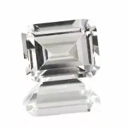 White Topaz Emerald Cuts