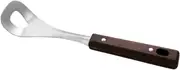 Amosfun 1pc Stainless Steel Meatball Maker Spoon with Wood Handle Kitchen Gadget for Easy Meatball Preparation Convenient Hanging for Storage for Home and Restaurant Use