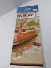 Vintage Souvenir Linen Tea Towel - River Murray Early Days Captain Charles Sturt