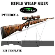 Camouflage Guns Wrap Skins Premium Vinyl Sticker Matte Rifle Pre-Cut PYTHON-4