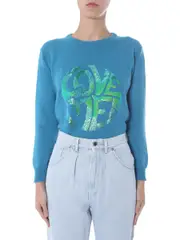 [Alberta Ferretti] Alberta Ferretti-"Love Me" Sweater-Donna 42