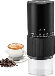 Portable Coffee Grinders,Adjustable Coffee Maker Grinder - Coffee Grinder, Rechargeable Coffee Maker, Grinder for Kitchen, Portable, Noise Reduction
