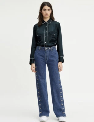 NWT Levis Made & Crafted Womens Union Trouser Jeans 27x28 Artillery Rinse $228