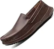 [SNORW] Men's Shoes Driving Moccasins Loafers Slip on Loafer Shoes for Men Comfortable Flats Casual Shoes Soft Sneakers