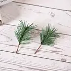 20pcs DIY Wreath Gifts Artificial Pine Branches Desktop Living Room Decor