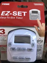 (4) PRIME EZ Set 1-Outlet Digital Countdown Lighting Timer 0869902