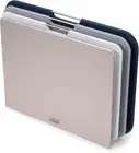 Joseph Joseph Nest Boards 3-piece chopping board set with storage stand - Grey