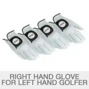 Kirkland Signature Leather Golf Glove 4-pack (Select Size) - LEFT HANDED