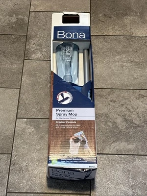Bona Premium Hardwood Floor Spray Mop Filled With Liquid New