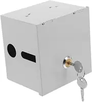 Anti-theft Box Socket Outdoor Electrical Outlet Weatherproof Iron Locking Case for Motorhome Generator Color