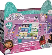 Spin Master Games, Gabby’s Dollhouse Meow-Mazing Board Game Based on The DreamWorks Netflix Show with 4 Kitty Headbands, for Families & Kids Ages 4 and up