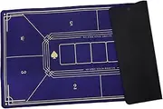 ORFOFE Tabletop Layout Mat Poker Rug Professional Appearance Poker Pad Easy Maintenance Mahjong Table Mat