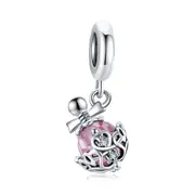 Silver plating Charm for DIY Bracelet & Bangle Vintage Perfume Bottle Charms Jewelry Bracelet