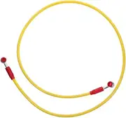 High Performance Motorcycle Brake Hose Wire Coated Brake Line for Enhanced Braking Performance Vibrant Colors for Aesthetic Appeal