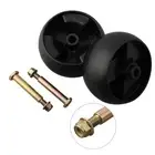 Smooth Maneuvering Guaranteed 5inch Deck Wheels & Axle Bolts for Ride On Mowers