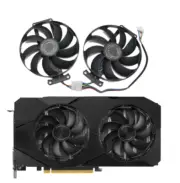 Pair Fans GPU Cooler Fans For ASUS GTX 1660 1660Ti DUAL RTX2060 FDC10H12S9-C