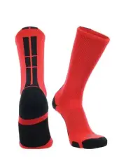 TCK Multisport Baseline 3.0 Crew Socks SCARLET | BLACK LG