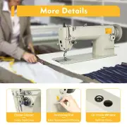 Industrial Leather Sewing Machine Heavy Duty Leather Fabrics Sewing Machine!