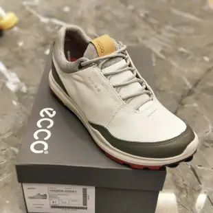 正貨ECCO GOLF BIOM HYBRID 3 混能高爾夫球鞋 ECCO休閒鞋 頂級皮革 防水 舒適 155804