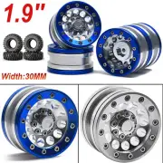 1.9'' Alloy Beadlock Wheel Rims for AXIAL SCX10 RC4WD D90 CC01 1/10 RC Crawler
