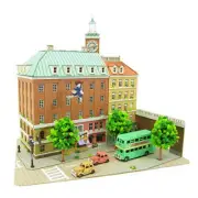 Sankei Mini Art Kit Studio Ghibli Series Witch's Takkyubin Corico Town [NEW]