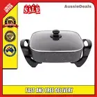 Healthy Choice Stone Electric Fry Pan for Cooking, 7.2L Capacity, Non-Stick Temp