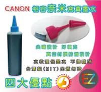 在飛比找Yahoo!奇摩拍賣優惠-【含稅】CANON 250cc 藍色 奈米寫真 補充墨水 M