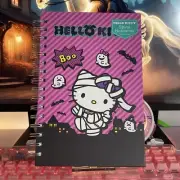 2024 Sanrio Hello Kitty Halloween Mummy Hard Cover Notebook Journal Spiral