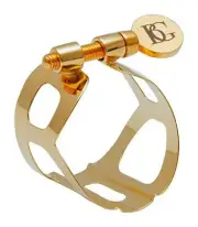 BG Ligature and Cap Alto Sax Traditional Gold Plated The Soloist Ligature