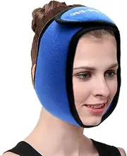 WORLD-BIO Face Ice Pack for Wisdom Teeth, Jaw, Head, Chin - 4 Reusable Hot & Cold Gel Packs with Adjustable Stretch Wrap Relief for Injuries, Oral and Facial Surgery, Migraine, TMJ Pain