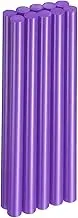 uxcell 10pcs Hot Glue Sticks 0.43" Dia x 7.87" Long EVA Mini Hot Melt Adhesive Glue Stick for Hot Melt Gun Wood Plastic Glass Flowers Fabrics Foam, Purple