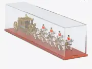 Matchbox Collectors Coronation Gold State Coach Sealed Box HWJ96