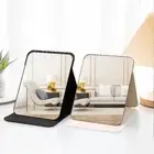 PU Leather Folding Mirror Cosmetic Makeup Mirror Table Mirror Make Up