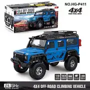 4x4 1/10 Off-road RC Crawler Car P411 Climbing Vehicle Toy 2 Speed Transimission