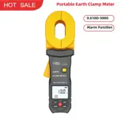 ST4100 500ohms Portable Earth Clamp Meter Grounding Resistance Tester LCD