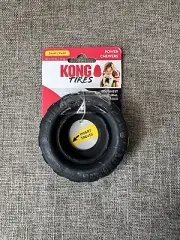 KONG Extreme Tire Treat Stuffable Fetch & Chew Dog Toy for Power Chewers Small